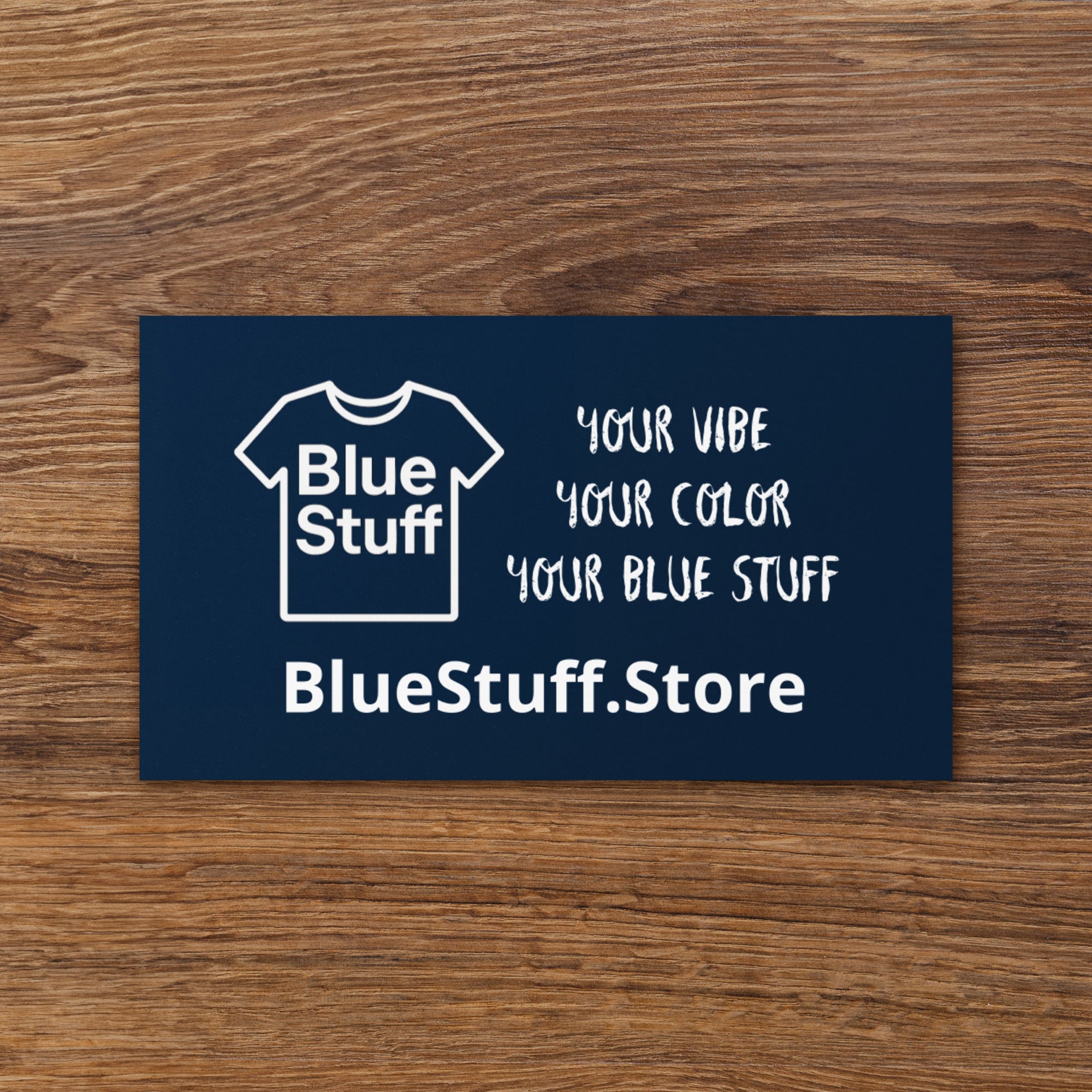 Blue Stuff Store Set of Business Cards
